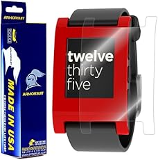 ArmorSuit MilitaryShield - Pebble Smartwatch Screen Protector Anti-Bubble Ultra HD & Touch Responsive Shield with Lifetime Replacements