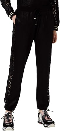 black tracksuit pants womens