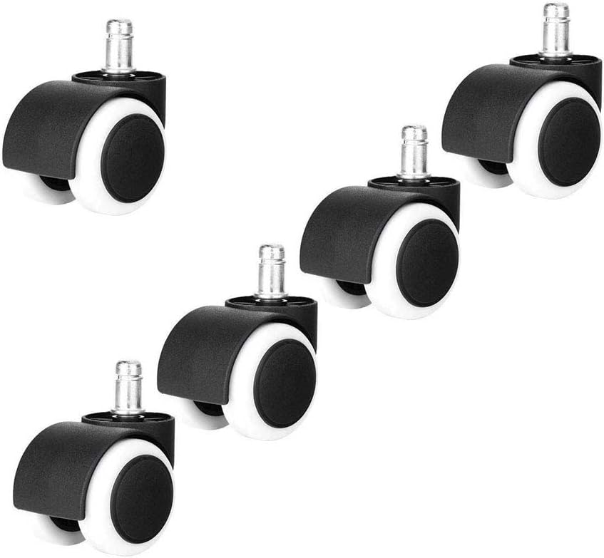 Office chair caster Wheels for Hardwood Heavy Duty Replacement for