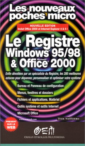 La  base registres Windows 95-98 et Office 2000