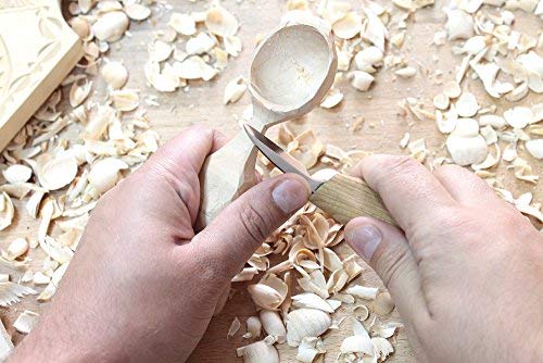 BeaverCraft, Wood chip carving detail knife for fine wood cutting and thin detailing The best knife for small whittling and fine cuts C7