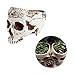 Timberlark Resin Realistic Skull Head Model Flower Pot Planter Container Home/Garden/Bar Ornament