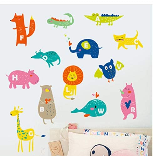 100 品質保証 正規品送料無料 正規品送料無料 激安超特価 腕時計 Buzdao 食品 飲料 お酒 B0sjhk48 新作製品 世界最高品質人気 Diy漫画動物手紙ウォールステッカーキッズルーム保育園寮教室家の装飾英語アルファベット壁紙アートデカール