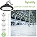 hykolity 200W LED High Bay Light, [400W/750W MH/HPS Equiv.] 28000lm 1-10V Dim 5000K LED UFO High Bay Light Fixture, Commercial Warehouse/Workshop Area Light