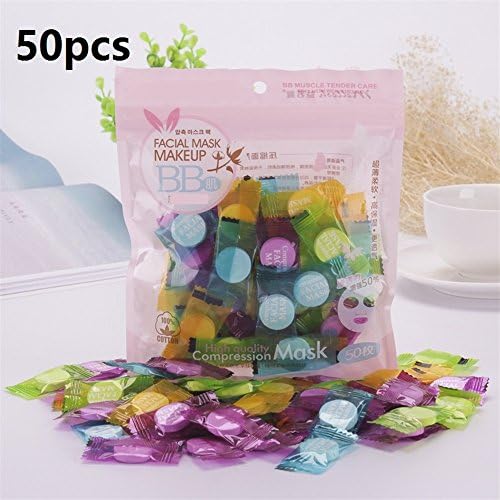 Candy Color Facial Paper Soft Compressed Masque Mask Skin Care Face Masks Moisturising Rejuvenating Masks By Znyo