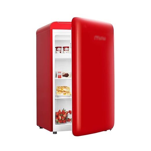 Mini nevera nevera Retro Pequeño Refrigerador Refrigeradores Único ...