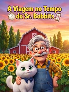 Livro A Viagem no Tempo do Sr. Bobbits: Uma História Infantil Ilustrada de Aventuras, Amizade e Imaginação (As Aventuras do Sr. Bubbits e do Gato Bannets Livro 3)