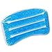 MyGift Deluxe Blue Soothing Soft Gel Filled Bathtub/Hot Tub/Spa Bath Pillow with Triple Suction Cups