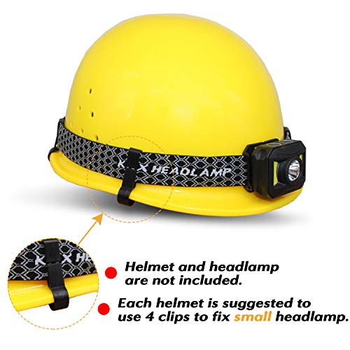 Helmet Light Clips for Headlamp, Headlamp Hook, Hard Hat Light Clip