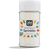 365 by Whole Foods Market, White Nonpareils Sprinkles, 3.15 Ounce