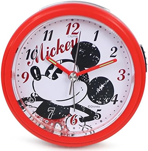 Disney alarm clock Mickey Mouse analog display Red DIA-5545-1MK