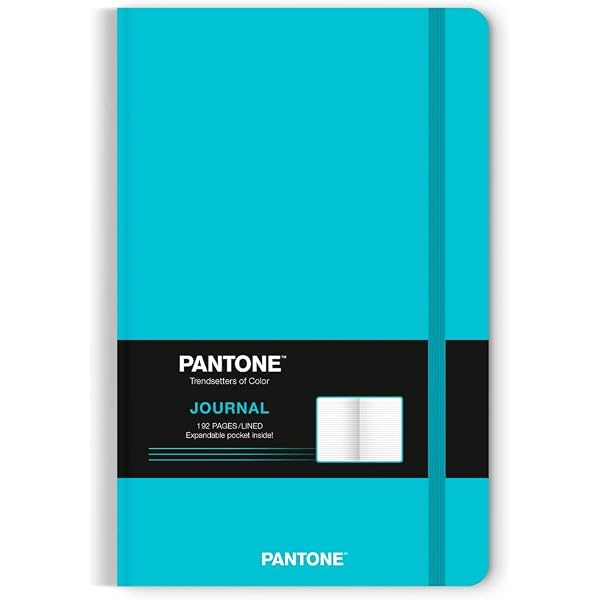Pantone Official Blue 5.25 X 8.25 Inch Lined Compact Journal Non