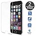 Gembonics iPhone 7 6 6S Screen Protector, [2-Pack] Tempered Glass 99% Touch-Screen Accurate Round Edge 0.3mm Ultra-Clear, Maximum Protection from Bumps Drops Scrapes and Marks