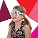 Bling2o “Zebra Dazzler” Premium Kids Swim Goggles with Anti-Fog and UV Protection, Amazon Black