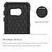 BENTOBEN Galaxy S6 Edge Case, S6 Edge Case, 2 in 1 Luxury Glitter Bling Hybrid Slim Hard Covers Sparkly Shiny Faux Leather Chrome Shockproof Protective Case for Samsung Galaxy S6 Edge, Rose Gold