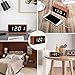 Digital Alarm Clock, MiCar Solid Wood Led Modern Desk Clock with 5.5