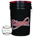 Diamond 6-Gallon Ball Bucket with 30 DLL-1 Little League Baseballs