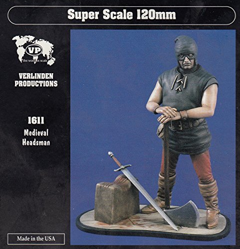 VER1611 120mm Verlinden Figure - Medieval Headsman [MODEL BUILDING KIT]