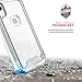 Zizo ION Series for iPhone XR Case Military Grade Drop Tested with Tempered Glass Screen Protector Silver Clear