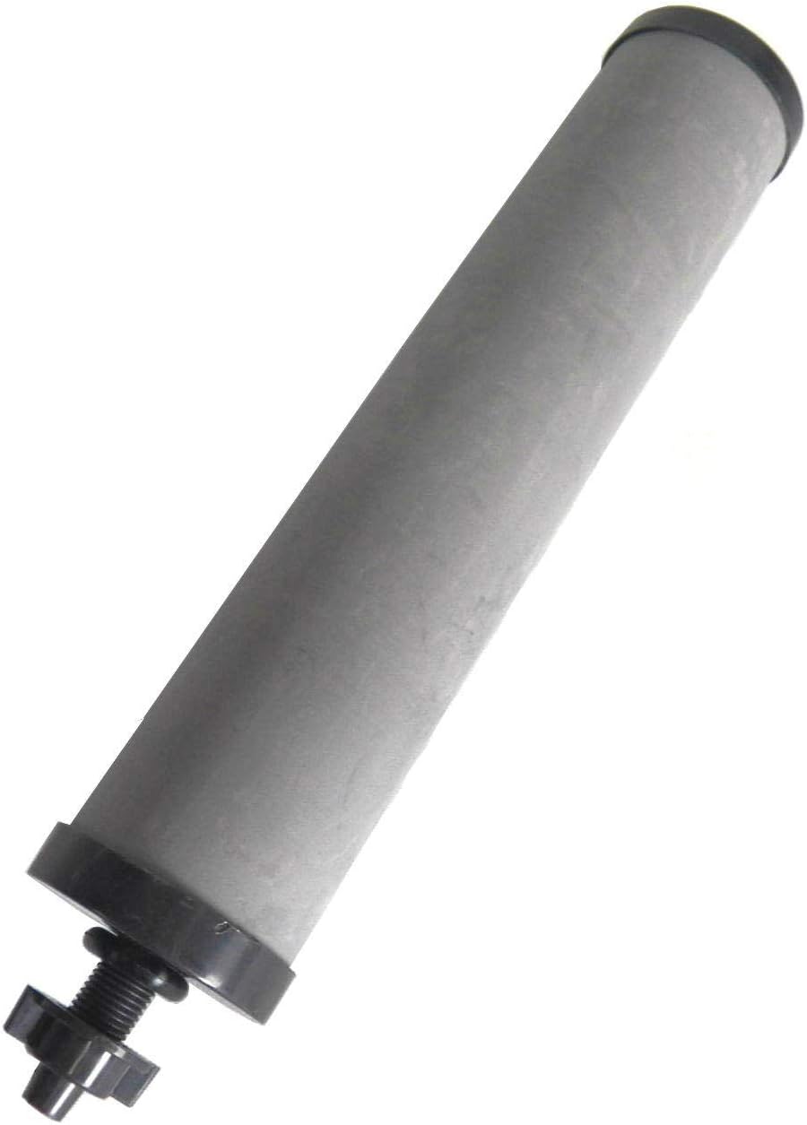 SHTFandGO 10 Inch Black Filter Replacement Compatible with Berkey, Doulton, and Others (Does not fit Fluoride Filter)