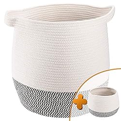 TerriTrophy 2pc Large Woven Storage Basket with