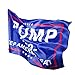Jetec 1 Pack President Donald Trump Flag 2020 (3 x 5 Feet) with Grommets and 10 Pieces Bumper Stickers Car for Supporting President Trump (Color A)