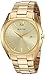Bulova Men's Stainless Steel Quartz Watch with Gold-Tone-Stainless-Steel Strap, 22 (Model: 97B146)