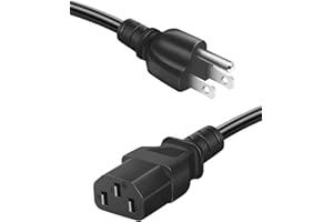 LITSTAR AC Power Cord for ION Block Rocker, ION Pathfinder, ION Tailgater Bluetooth Speaker, Monster Rockin Rolle, Guitar Amplifier Universal 3 Prong Charger Cable Replacement 6 Feet