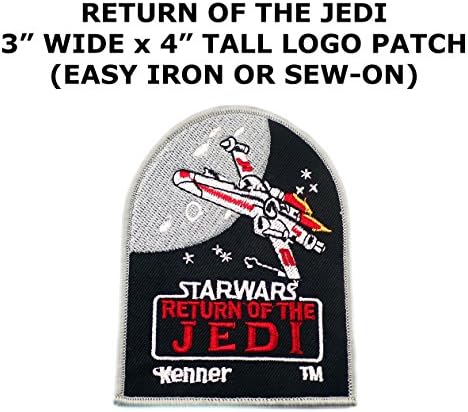 Return of the Jedi Sci-Fi Star Wars Theme Cartoon Movie Films Superhero Cosplay DIY Decorative Embroidered Iron or Sew-on Patch By US Family Brand