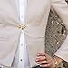 Magcessory Butterfly Trio Magnetic Eyeglass Holder - Scarf Holder - Buttonless Cardigan Closure, Gold