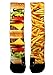 Custom Nike Elite Burger and Fries Socks Large