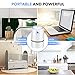Air Purifier, MOICO Air Purifiers for Home and Office with True HEPA Filter Active Carbon, USB Desktop Portable Air Cleaner with Night Light, 2 Filtering Modes for Reducing Dust Smoke Smell Pet Dander
