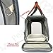 Airline Approved Soft Sided Pet Carrier by Mr. Peanut's, Low Profile Travel Tote with Fleece Bedding, Premium Zippers & Metal Safety Clasp, Under Seat Compatibility, Perfect for Cats and Small Dogs