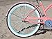 sixthreezero Women’s Single Speed Beach Cruiser Bicycle, Paisley Coral Pink w/Brown Seat/Grips, 26″ Wheels/17 Framethumb 3
