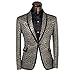 Cloudstyle Men's 2 Piece Suit Single Breasted One-Button Shawl Collar Tuxedo Pants Set