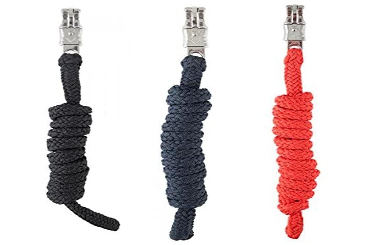 PFIFF Umo 102267-60-200 Lead Rope with Panic Hook Horse Lead Rope Black