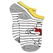 Disney Winnie the Pooh Girls Womens Queen 6 pack Socks (10-13 (Shoe: 6-12), Winnie Grey Queen)