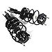 Front Struts w/Coil Spring Assemblies Compatible with 2008-12 Buick Enclave 09-12 Chevy Traverse 07-12 GMC Acadi 07-10 Saturn Outlook Complete Strut Assembly Gas Shocks - 172518