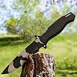 Fixed Blade Tanto Combat Knife with Sheath- Combat Knife Designed For Maximum Precision-Secure Grip &amp; Safety Strap! The Most Versatile, Best Tactical Tanto Knife!