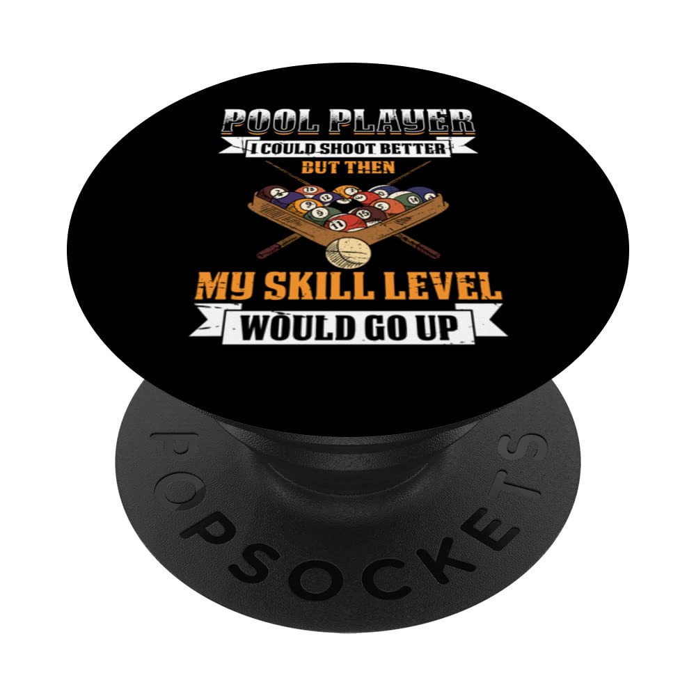 Pool Billiard For Pool Player Billiard Player PopSockets Swappable PopGrip
