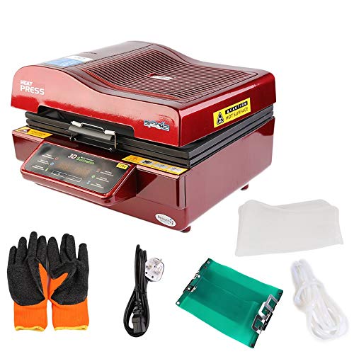 3D Heat Press Machine 2800W Vacuum Transfer Sublimation Printing Printer High Intelligent For Phone Case Mug Clamp Plate Hat T-Shirt