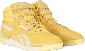 reebok freestyle hi mujer amarillo