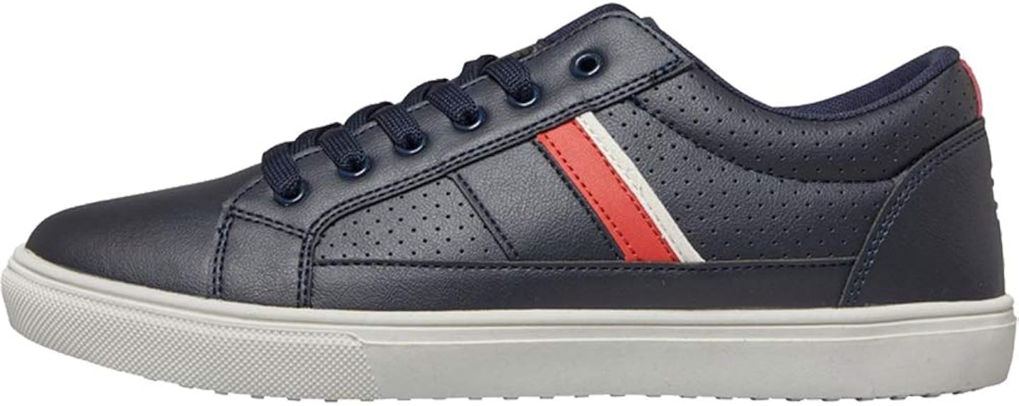 Crosshatch Mens Contrasted Colour Sole Low Profile