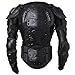 Goldfox Men's Motorbike Motorcycle Protective Body Armour Armor Jacket Guard Bike Bicycle Cycling Riding Biker Motocross Gear Black (X-Large)