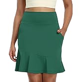 Tivifox Womens Golf Skirts High Waisted Tennis Skirt with Pockets Shorts