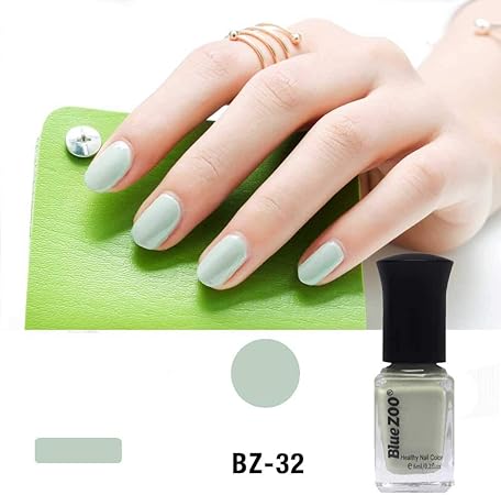 Amazon シャイニーネイルポリッシュ水溶性淡緑色ラッカーネイルアートワニスdiy 3色6ml 淡緑 Brrnoo マニキュア ネイルポリッシュ 通販