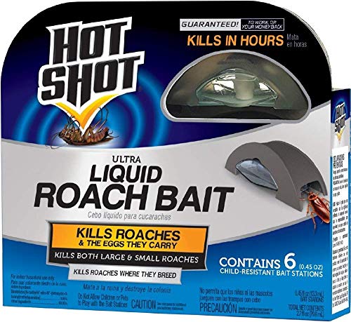 Hot Shot HG-95789 Roach Killer, Case Pack of 2, Brown/A