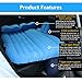 NEX Car Inflatable Mattress Travel Camping Air Bed Backseat Extended Couch for car with Motor Pump, Two Pillows for Sleep, Rest, for Universal SUV, Car and MPVthumb 3
