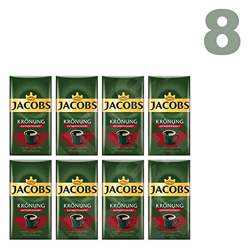 acobs KRÖNUNG gemahlen ENTKOFFEINIERT 8x 500g (4000g) - Jacob's Filterkaffee, Kaffee – Bild 3
