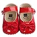 Binmer(TM) Baby Girl Bowknot Leater Shoes Sneaker Anti-slip Soft Sole Toddlerr